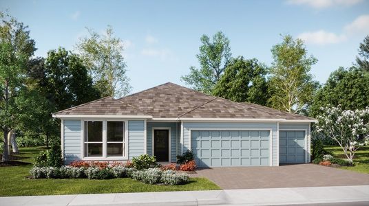 New construction Single-Family house 3047 Repose Dr, Clermont, FL 34711 plan Nash II - 3car - image