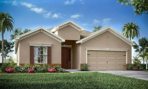 New construction Single-Family house 217 Dancing Dahlia St, Ruskin, FL 33570 plan Shelby - image