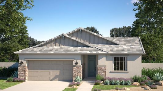 Craftsman Elevation with Optional Stone | Falcon | Sunrise - Valley Series | Surprise, AZ | Landsea Homes