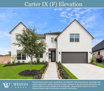 New construction Single-Family house 4622 Pistachio Trail, Manvel, TX 77578 The Carter IX- photo 0