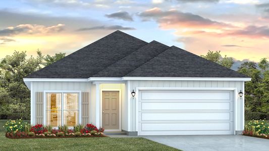 New construction Single-Family house 406 Wolcott Wy, Panama City Beach, FL 32413 plan Oakley - image