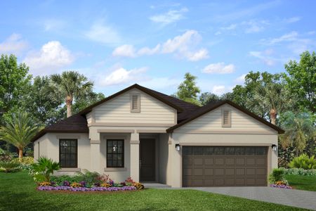 New construction Single-Family house 7400 Sawgrass Rd, Parrish, FL 34219 plan Margate II - image