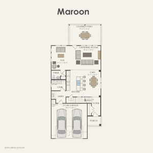 New construction Single-Family house Aubrey, TX 76227 plan Maroon - image 4