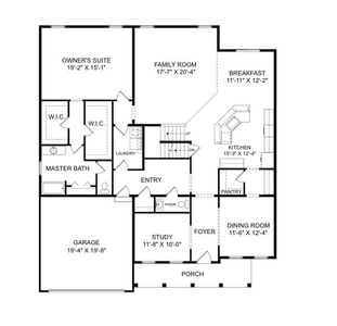 New construction Single-Family house 613 Waterton Trl, Belmont, NC 28012 plan Nottingham - image 9