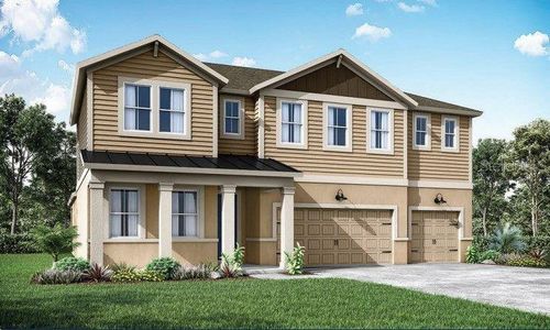 New construction Single-Family house 2512 Wise River Ln, Zephyrhills, FL 33541 plan Sebastian - image