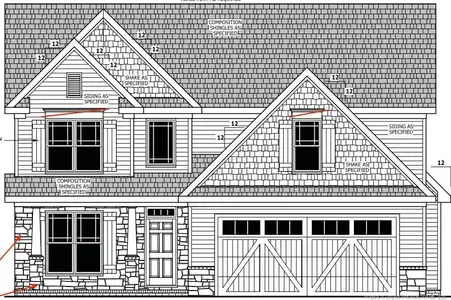 New construction Single-Family house 2170 Monstrose Rd, Raeford, NC 28376 plan Heather II - image