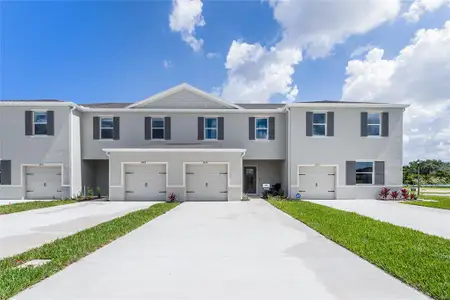 New construction Townhouse house 3571 Wye Oak Dr, Apopka, FL 32703 plan Holly - image