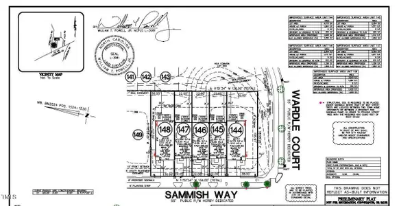 New construction Townhouse house 2716 Sammish Wy, Wake Forest, NC 27587 - image