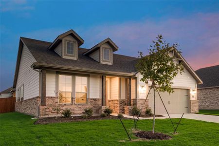 New construction Single-Family house 1436 Whitetail Lane, Azle, TX 76020 Burnett- photo 0