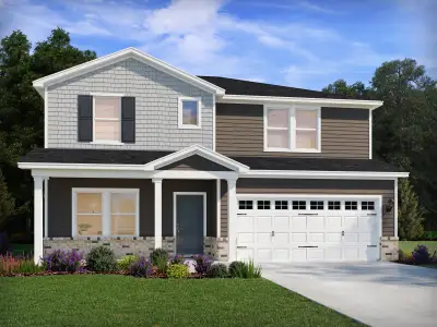 New construction Single-Family house 6100 Ivy Brook Trl, Wendell, NC 27591 plan Sherwood - image