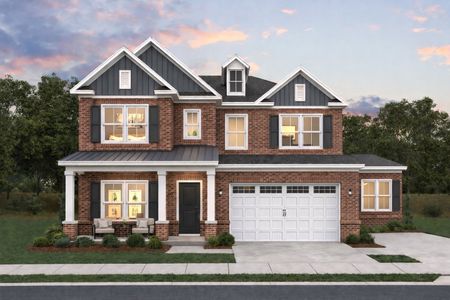 New construction Single-Family house 324 Hunter Rd, Simpsonville, SC 29681 plan Stratton - Single Family Homes - image