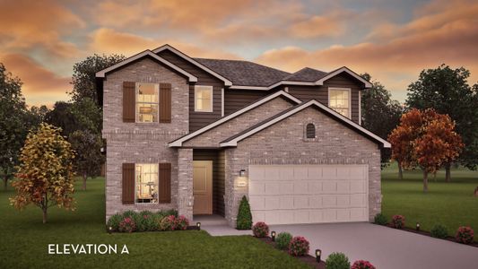 New construction Single-Family house Taylor, TX 76574 plan Blanco - image