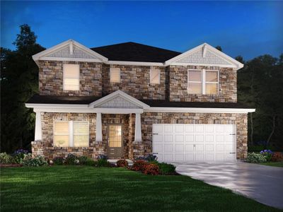 New construction Single-Family house 6925 Chester St, Fairburn, GA 30213 Johnson- photo 0