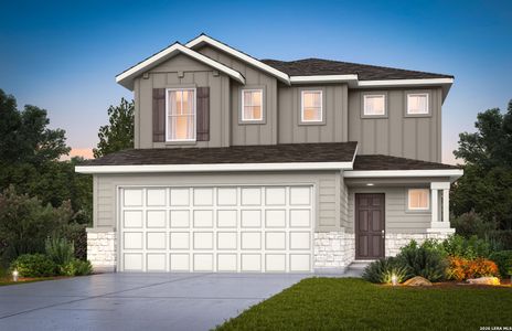 New construction Single-Family house 11751 Anselmo, San Antonio, TX 78254 plan Monroe - image