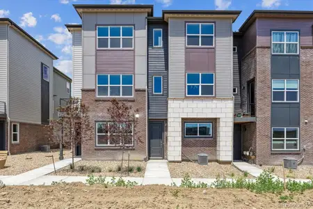 New construction Townhouse house 457 Interlocken Blvd, Unit 105, Broomfield, CO 80021 Nantucket- photo 0