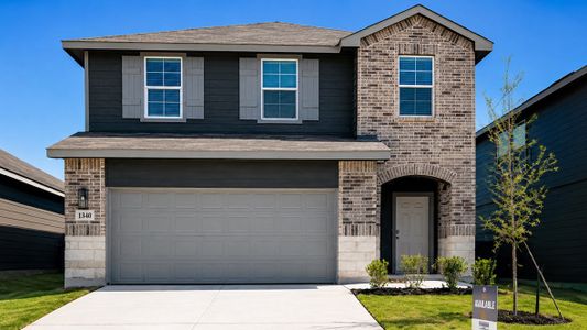 New construction Single-Family house 1340 Capitol Reef, Adkins, TX 78101 plan The Grace - image