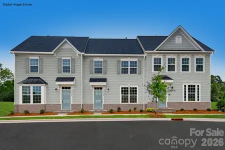New construction Townhouse house 7346 Childress Dr Sw, Concord, NC 28025 plan Mendelssohn - image
