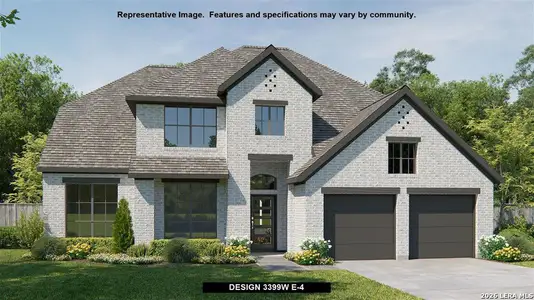 New construction Single-Family house 10119 Dapple Colt, San Antonio, TX 78254 plan 3399W - image
