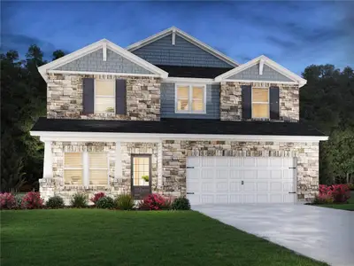 New construction Single-Family house 1028 Sope Creek Cir, Pendergrass, GA 30567 plan Dakota - image