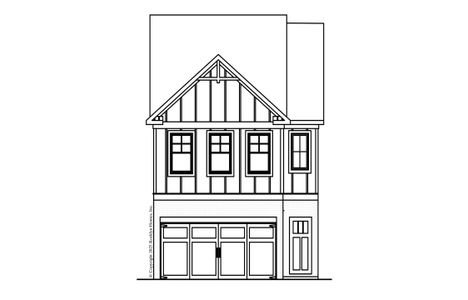 New construction Townhouse house 1584 Old Salem Road SE, Conyers, GA 30013 plan Hanover - image 3