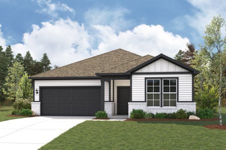 New construction Single-Family house 8427 Monorail, Fulshear, TX 77441 plan Erie - image