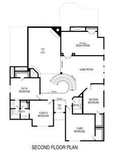 New construction Single-Family house 2307 Rockhopper Trl, Mansfield, TX 76063 plan Brentwood II F (w/Media) - image