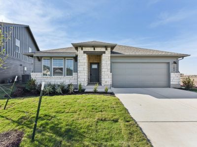 New construction Single-Family house 102 Holmby Dr, Hutto, TX 78634 plan The Henderson (404) - image