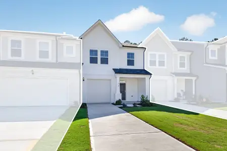 New construction Single-Family house 610 Barrington Row Ave, Zebulon, NC 27597 plan Hertford - image