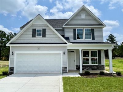 New construction Single-Family house 334 Pinnacle Ct, Raeford, NC 28376 plan Jordan - image
