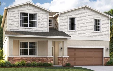 New construction Single-Family house 5447 Hanover Square Drive, Saint Cloud, FL 34771 The Linden- photo 0