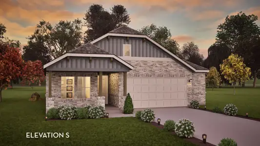 New construction Single-Family house 7414 Sumac Dr, Argyle, TX 76226 plan Sabine - image
