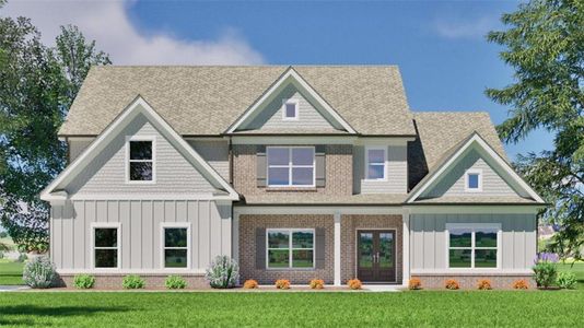 New construction Single-Family house 69 Amelia Ct, Covington, GA 30014 plan (GA) Brunswick A.1 3 Side Entry - image