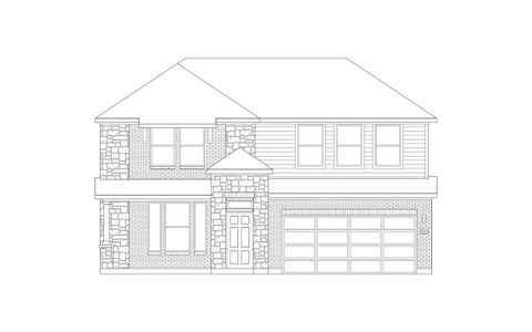 New construction Single-Family house 314 Sepulveda St, Hutto, TX 78634 Trinity- photo 0