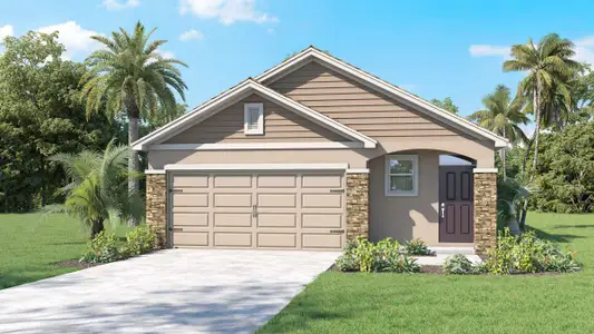 New construction Single-Family house 3537 Golden Wheat Ln, Plant City, FL 33565 plan Allex II - image