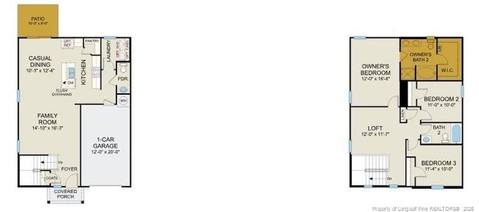 New construction Single-Family house 53 Thorncliff Ln, Lillington, NC 27546 plan Engage - image