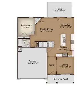 New construction Single-Family house 6885 Loma Vw, Flowery Branch, GA 30542 plan Brookpark - image 3
