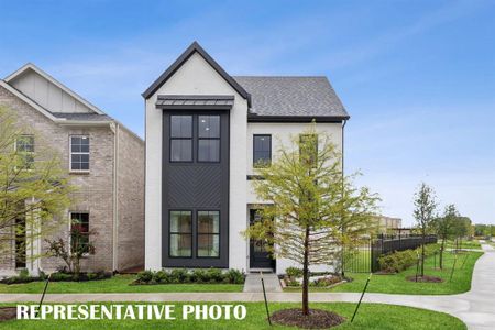 Stop by our beautiful model home to see all of the new and exciting floor plans being offered in Twin Creeks Watters!  REPRESENTATIVE PHOTO