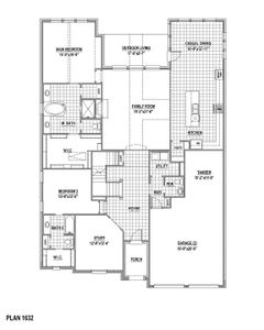 Plan 1632D 1st Floor