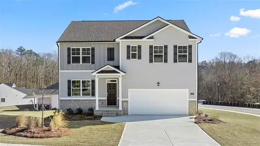New construction Single-Family house 8576 Preakness Pass, Lithonia, GA 30058 plan Hayden - image
