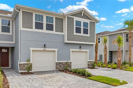 New construction Townhouse house 5620 Brooklet Woods Dr, Wesley Chapel, FL 33545 Ormond- photo 1 1