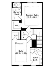 3rd floor double primary suites