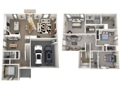 New construction Single-Family house 946 Echo Hill Dr, Howey-in-the-Hills, FL 34737 plan Lauderdale - image