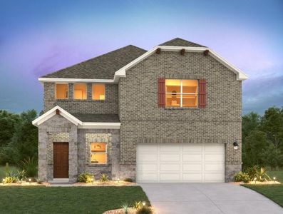 New construction Single-Family house 131 Prairie Falls Dr, Hutto, TX 78634 Knox- photo 0 0