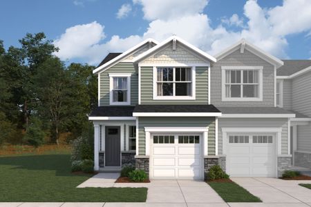 New construction Townhouse house 5430 Spring Rd, Raleigh, NC 27603 plan Valencia II - image