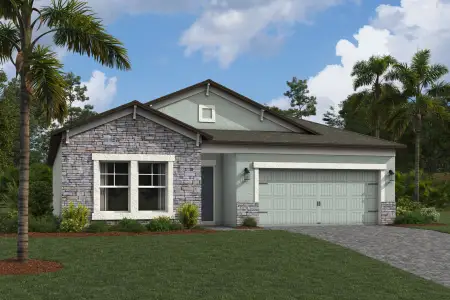New construction Single-Family house 7571 Painted Sky Place, Land O' Lks, Land O' Lakes, FL 34637 plan Hartford II - image