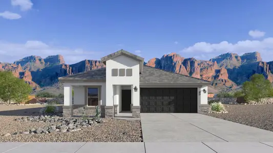 New construction Single-Family house 12561 W Davis Ln, Avondale, AZ 85323 plan Easton - image