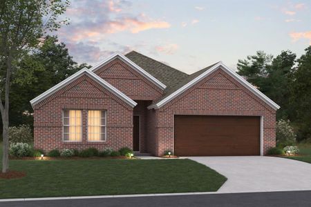 New construction Single-Family house 7019 Paintbrush Ln, Sanger, TX 76266 plan Pizarro - 40' Smart Series - image