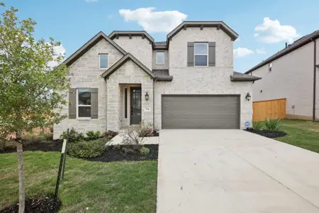 New construction Single-Family house 774 Jackson River Lp, Kyle, TX 78640 plan Bordeaux - image