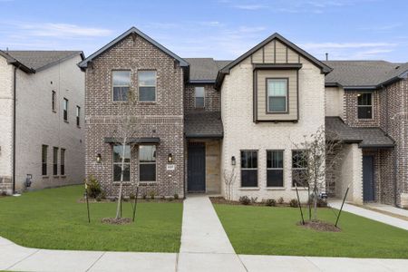 New construction Townhouse house 6419 Baritone Court, Sachse, TX 75048 Rice Homeplan- photo 0