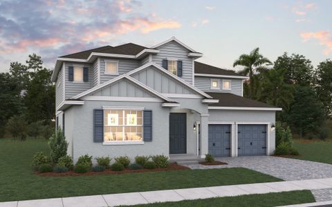 New construction Single-Family house 1684 Pyramid Hill St, Minneola, FL 34715 plan Venice - 19237 - image